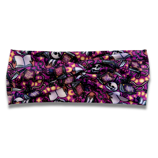 Dark Romance Sweetheart Headband (or removable tie option) Sewing Sweethearts Sweetheart