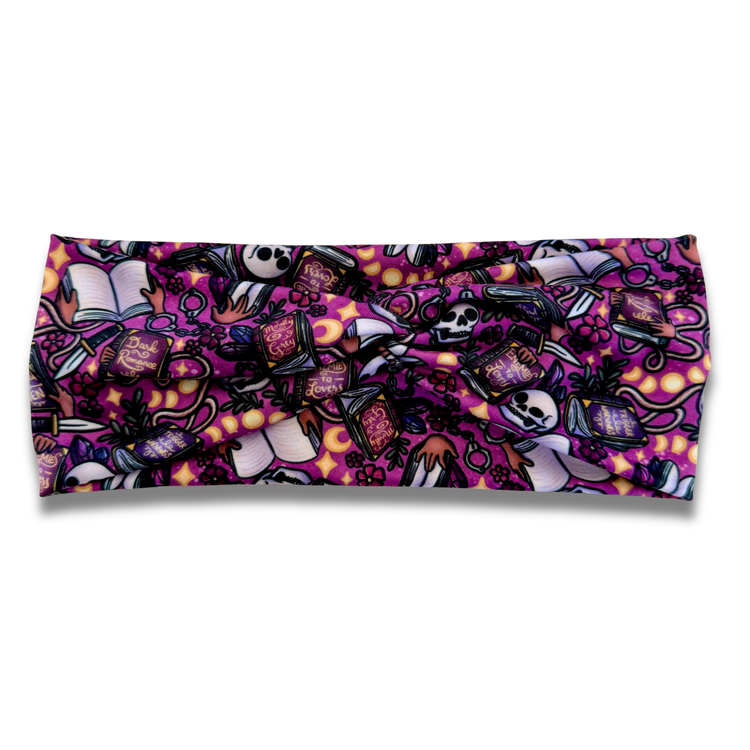 Dark Romance Sweetheart Headband (or removable tie option) Sewing Sweethearts Sweetheart