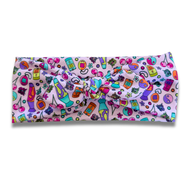 90s Girl Sweetheart Headband (or removable tie option) Sewing Sweethearts Sweetheart with Removable Tie