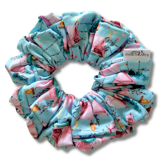 Tent Camping Scrunchie Sewing Sweethearts