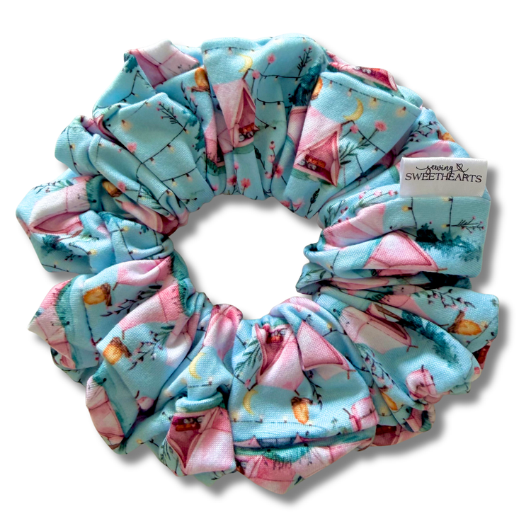 Tent Camping Scrunchie Sewing Sweethearts