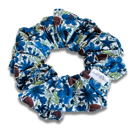 Football: Cowboys Scrunchie Sewing Sweethearts