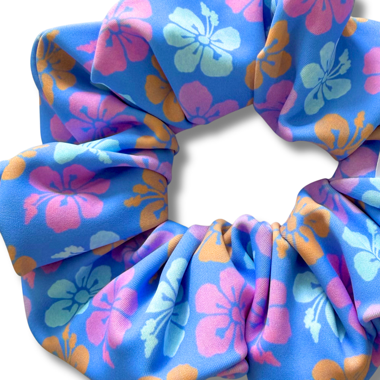 Aloha Blooms Swim Scrunchie Sewing Sweethearts
