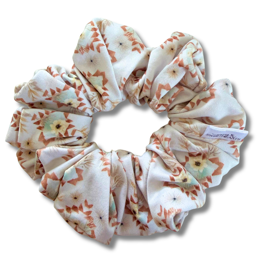 Aztec Daisies Scrunchie Sewing Sweethearts