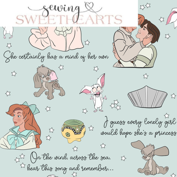 Princess Ana Minky Blanket PREORDER (~4 weeks before shipping) Sewing Sweethearts