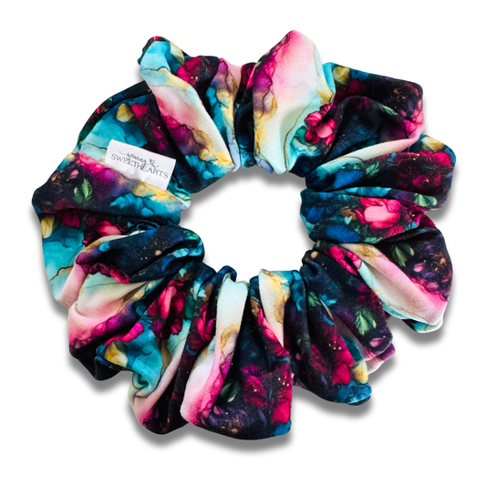 Enchanted Emerald Garden Scrunchie