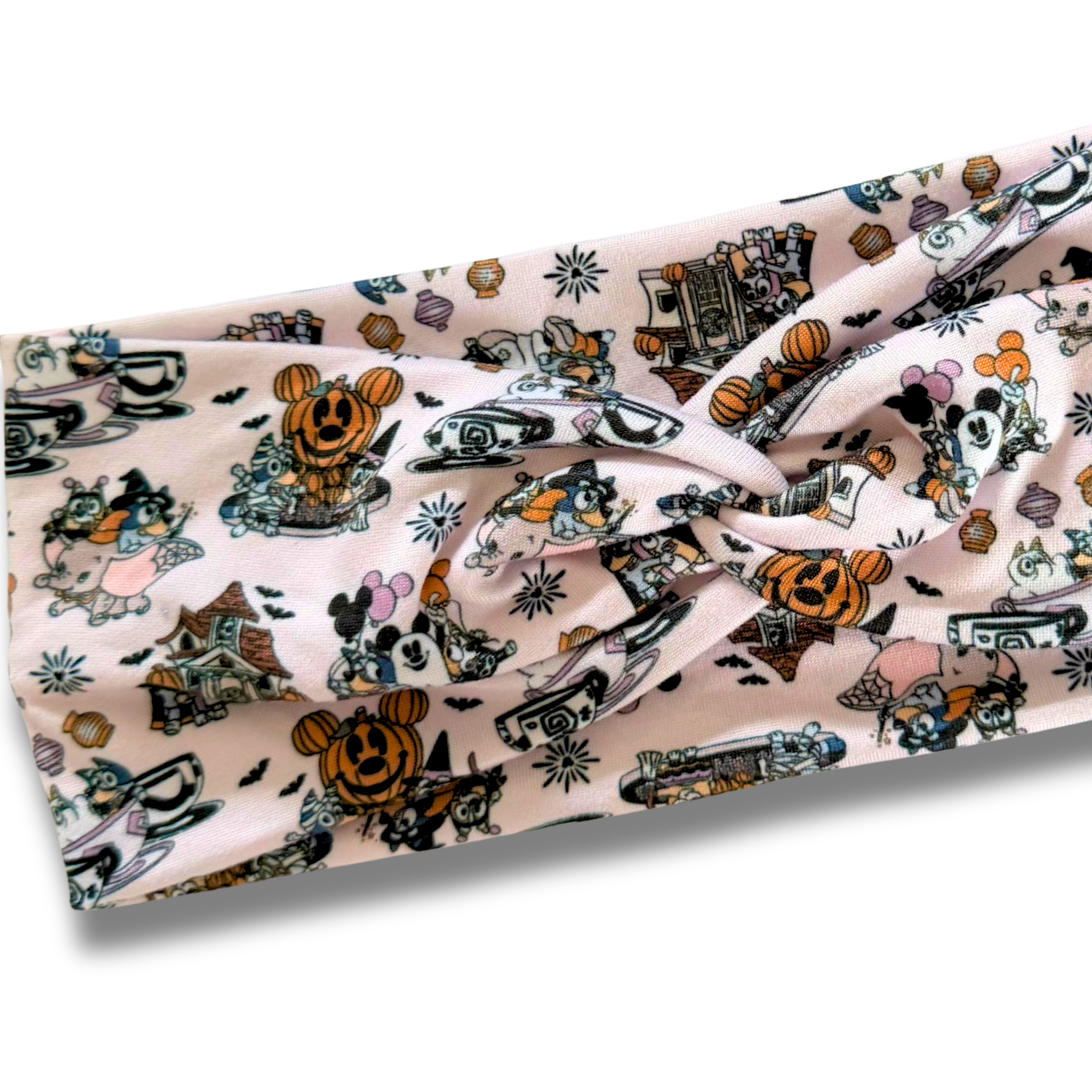 Not So Scary Blue Dog Sweetheart Headband (or removable tie option) Sewing Sweethearts