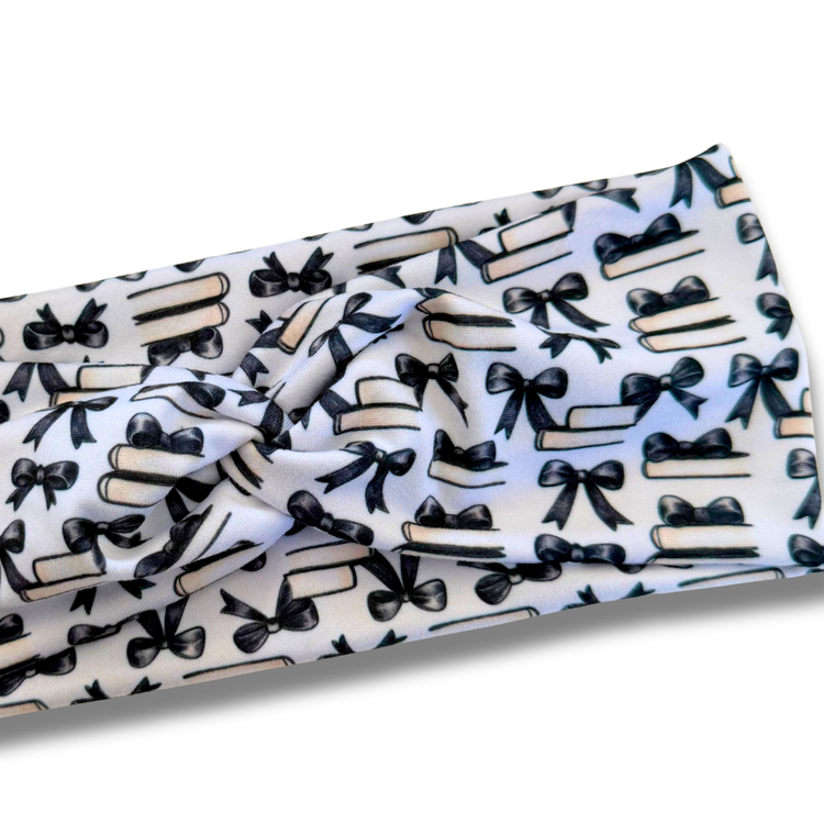 Books & Bows Sweetheart Headband (or removable tie option) Sewing Sweethearts
