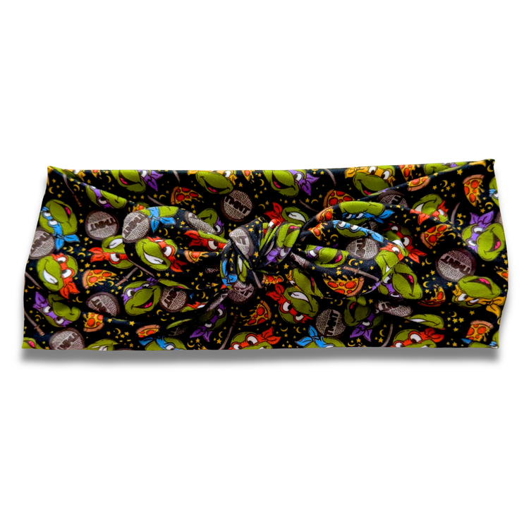Ninjas Sweetheart Headband (or removable tie option) Sewing Sweethearts Sweetheart with Removable Tie