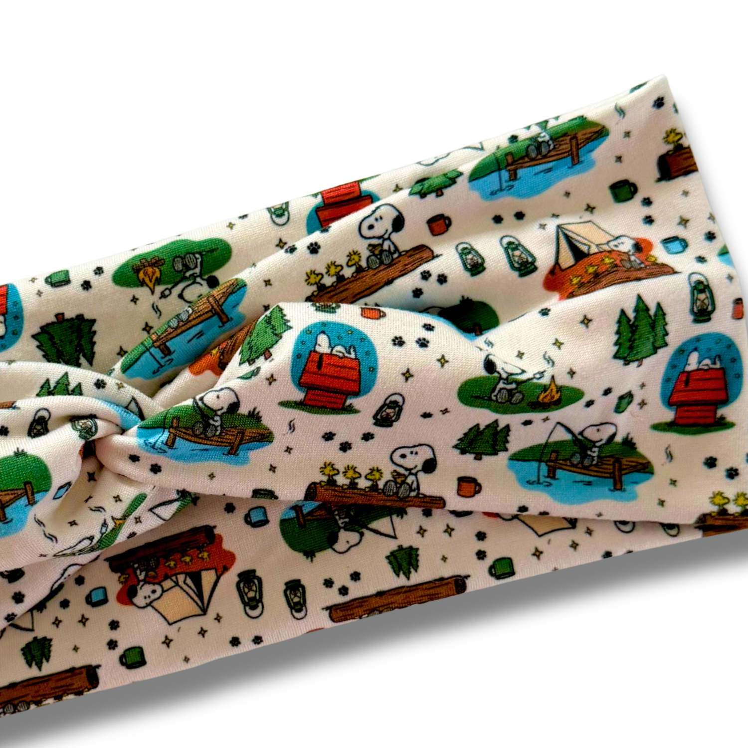 Peanuts Camping Sweetheart Headband (or removable tie option) Sewing Sweethearts