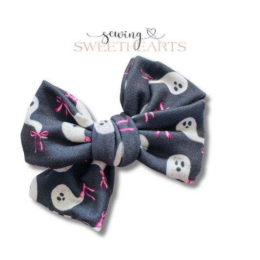 Ghosties Bow Sewing Sweethearts