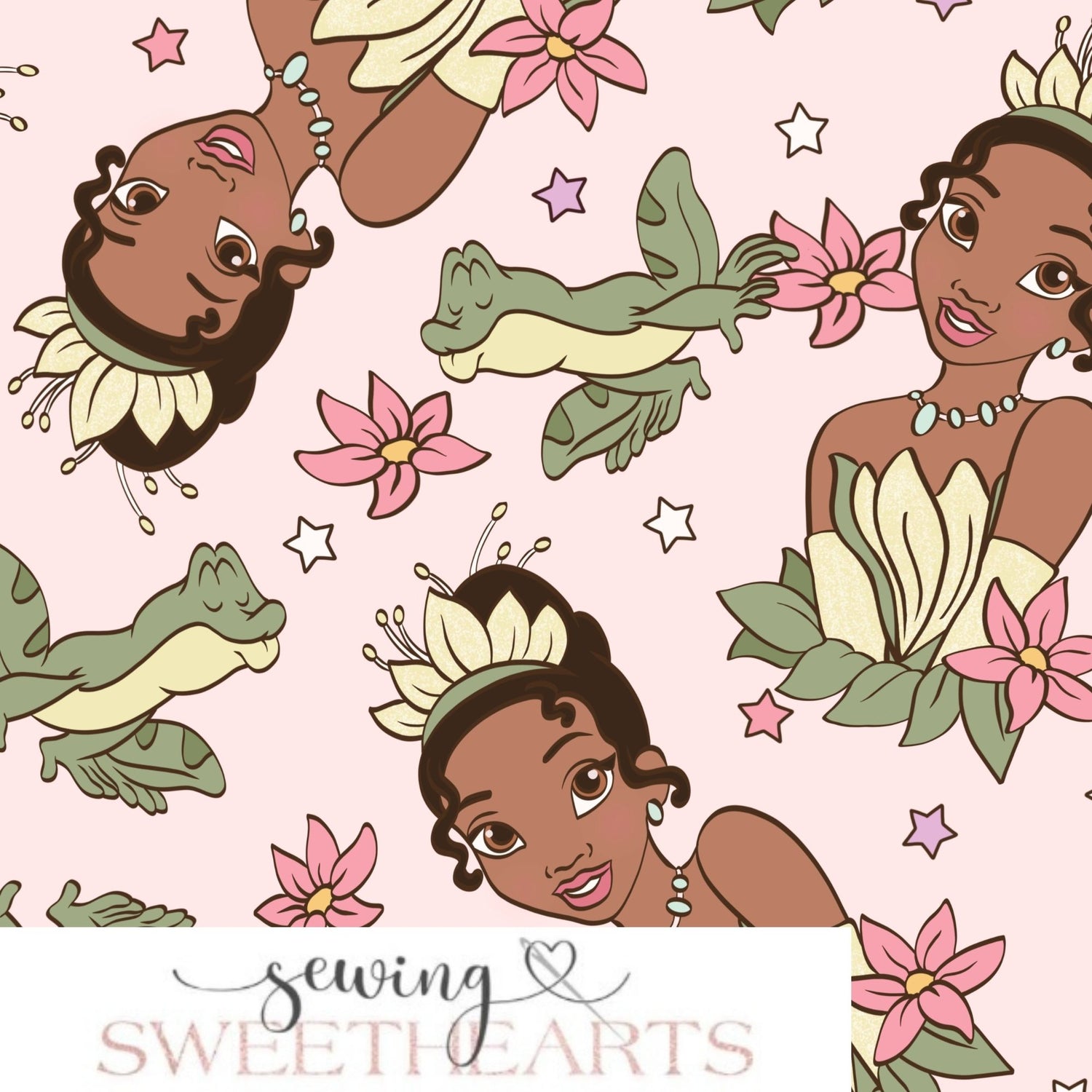Princess New Orléans Minky Blanket PREORDER (~4 weeks before shipping) Sewing Sweethearts