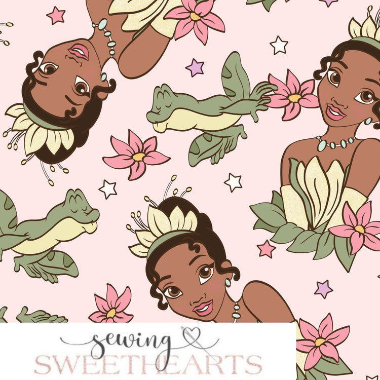 Princess New Orléans Minky Blanket PREORDER (~4 weeks before shipping) Sewing Sweethearts