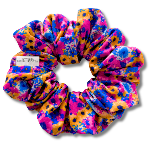 Bright Blooms Scrunchie Sewing Sweethearts