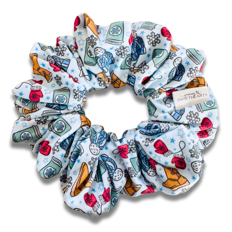 Winter Girl Scrunchie