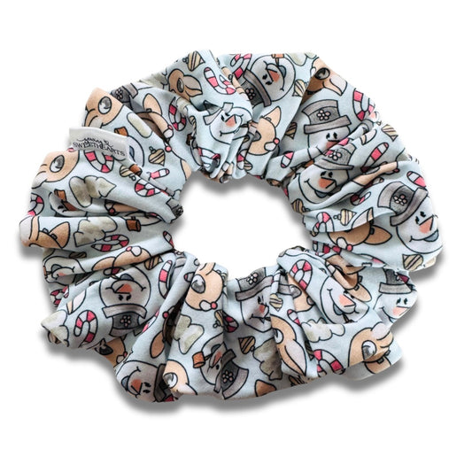 Classic Reindeer & Snowman Scrunchie  Sewing Sweethearts   