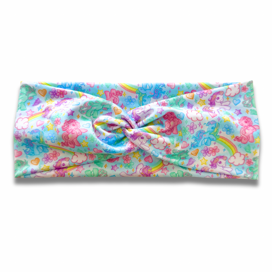 Ponies Sweetheart Headband (or removable tie option) Sewing Sweethearts Sweetheart