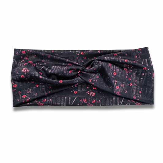Dark Library Sweetheart Headband (or removable tie option) Sewing Sweethearts Sweetheart