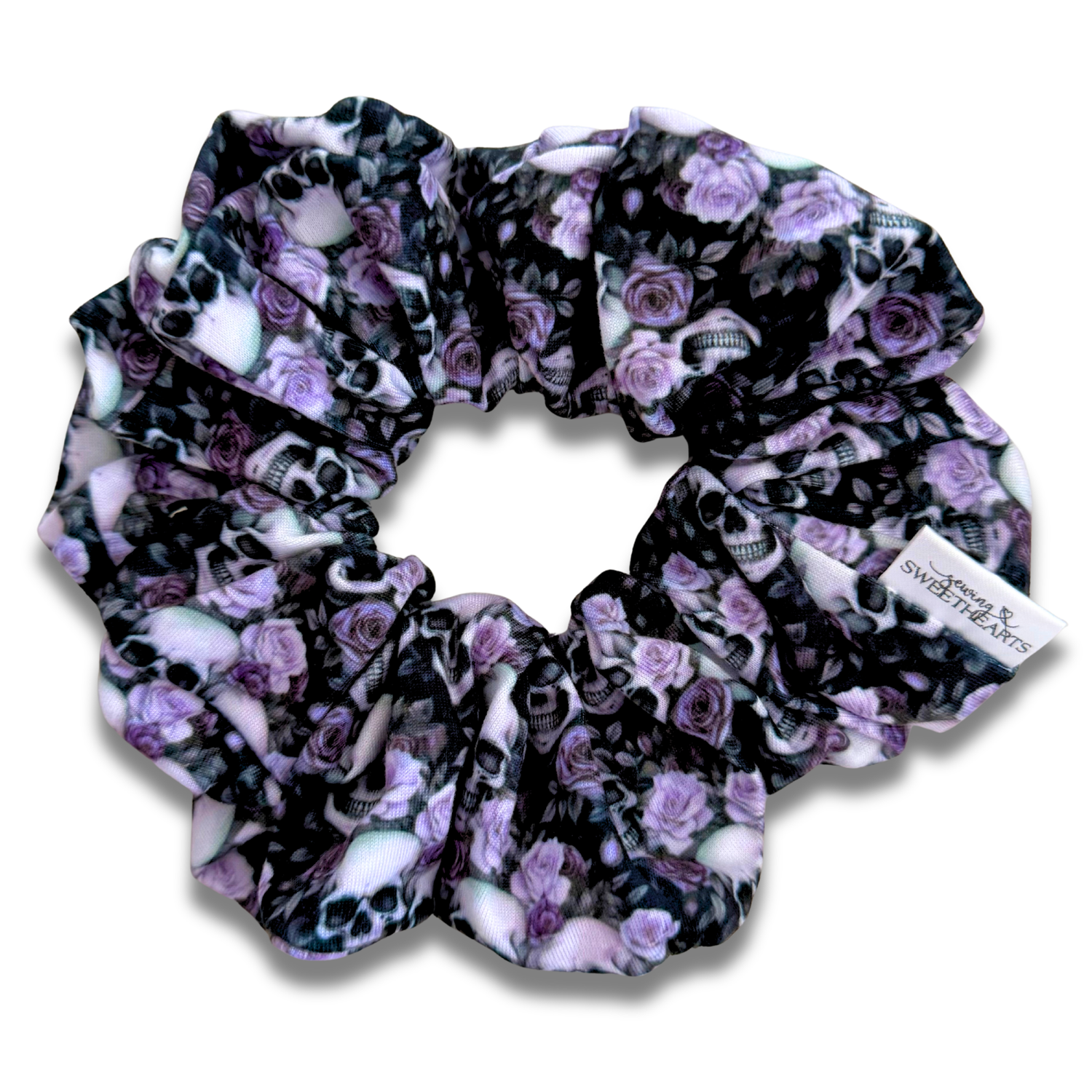 Skull Garden Scrunchie Sewing Sweethearts