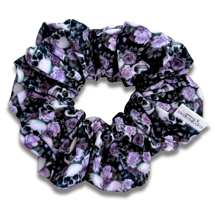 Skull Garden Scrunchie Sewing Sweethearts