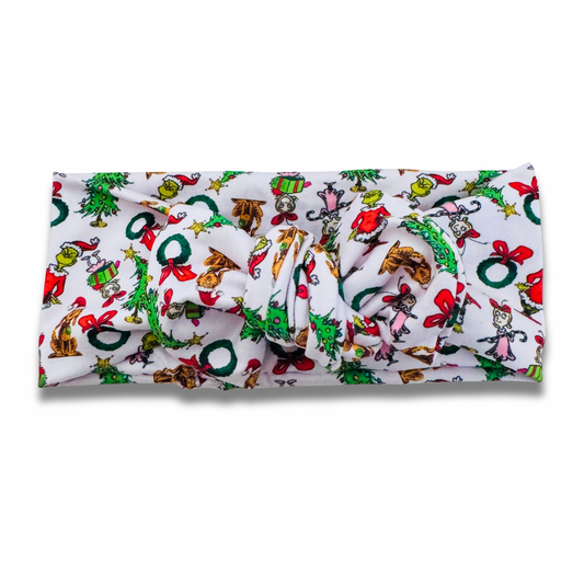 Grinchy Who Crew Sweetie Headband Sewing Sweethearts
