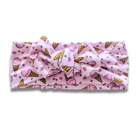 Pink Ice Cream Sweetie Headband Sewing Sweethearts