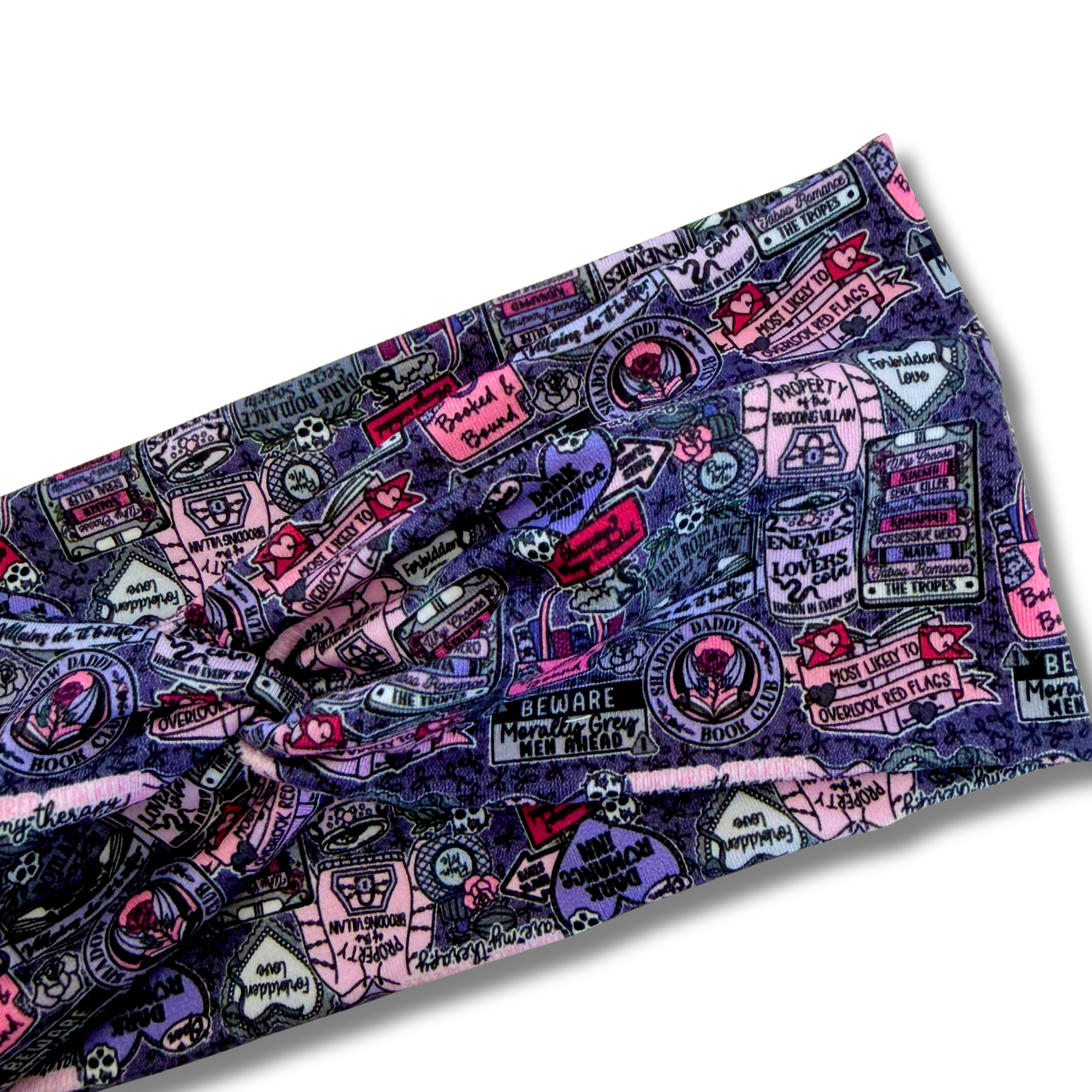 Forbidden Love Sweetheart Headband (or removable tie option) Sewing Sweethearts