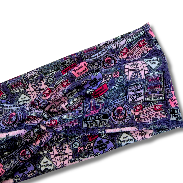 Forbidden Love Sweetheart Headband (or removable tie option) Sewing Sweethearts