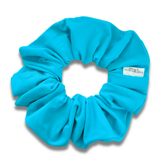 Turquoise Swim Scrunchie  Sewing Sweethearts   