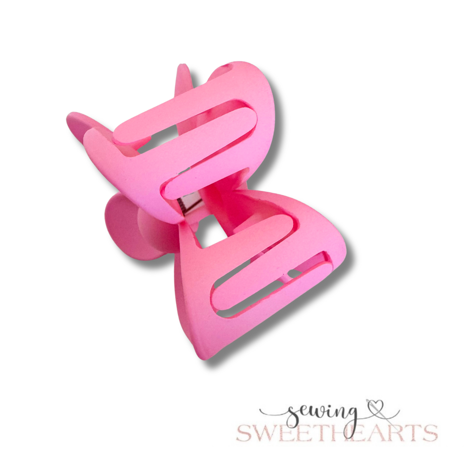 Daisy Claw Clips Sewing Sweethearts Pink