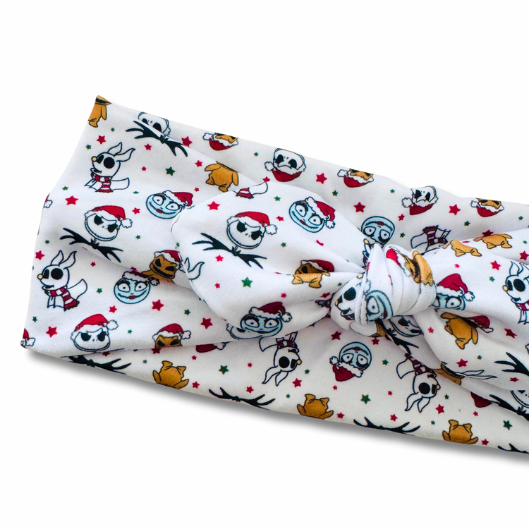 Christmas Town Sweetheart Headband (or removable tie option)