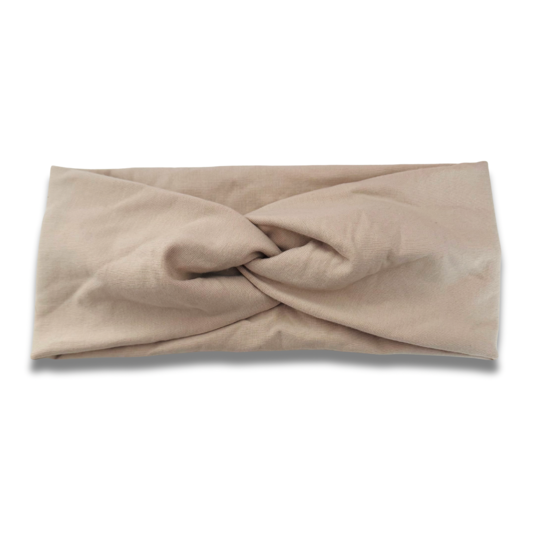 Sand Bamboo Fleece Ear Warmer Sewing Sweethearts