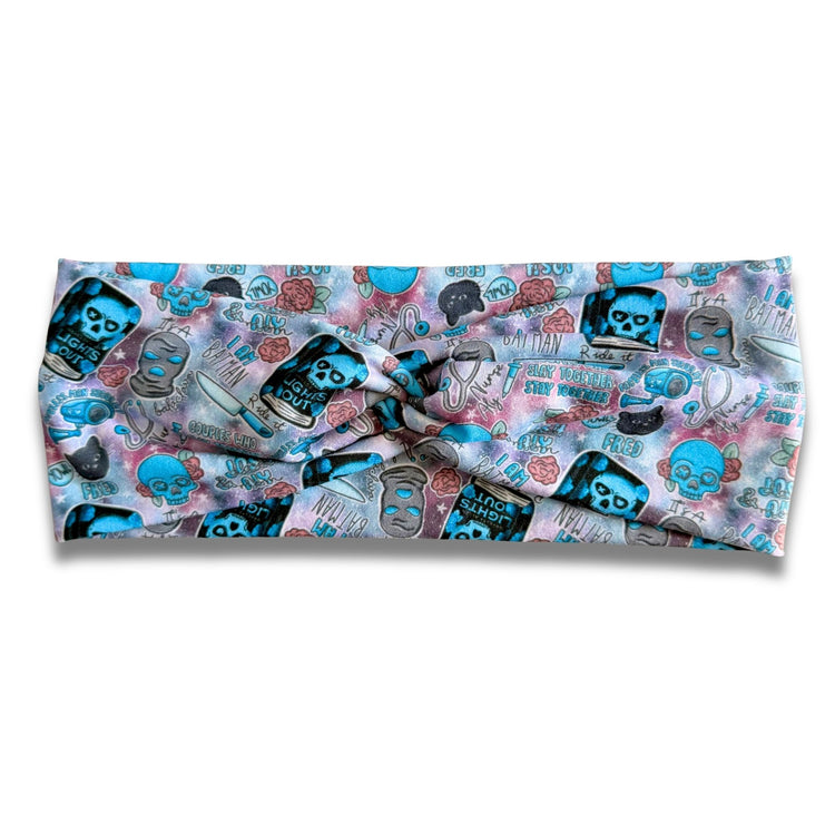 Lights Out Sweetheart Headband (or removable tie option) Sewing Sweethearts Sweetheart