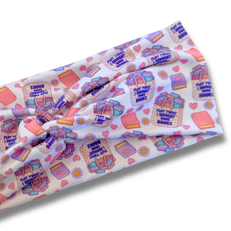 Plot Twist Sweetheart Headband (or removable tie option) Sewing Sweethearts