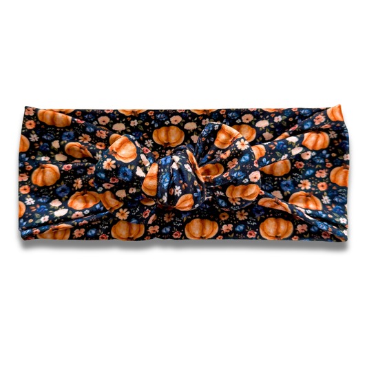 Pumpkin Night Garden Sweetie Headband Sewing Sweethearts