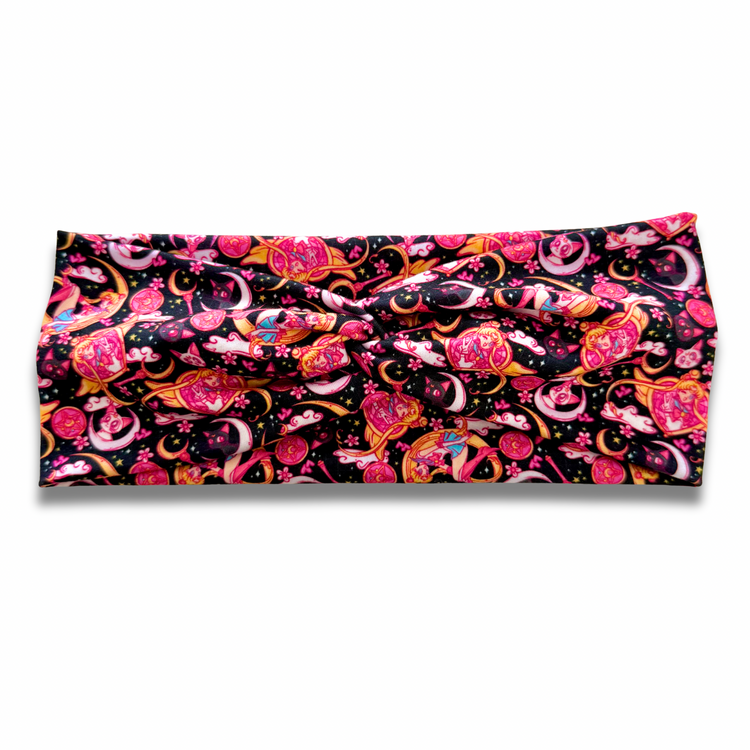 Moon Girl Sweetheart Headband (or removable tie option) Sewing Sweethearts Sweetheart