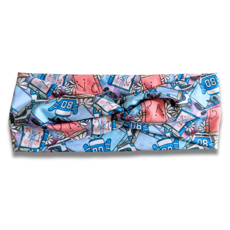 Hockey Romance (v.3) Sweetheart Headband (or removable tie option) Sewing Sweethearts Sweetheart