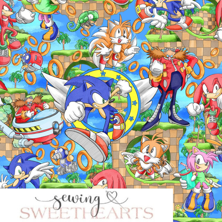 Hedgehog (2) Minky Blanket PREORDER (~4 weeks before shipping) Sewing Sweethearts