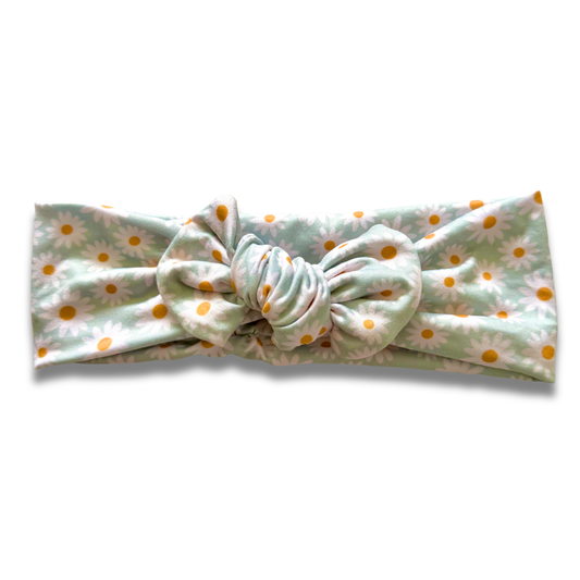 Blue Daisies Sweetie Headband Sewing Sweethearts