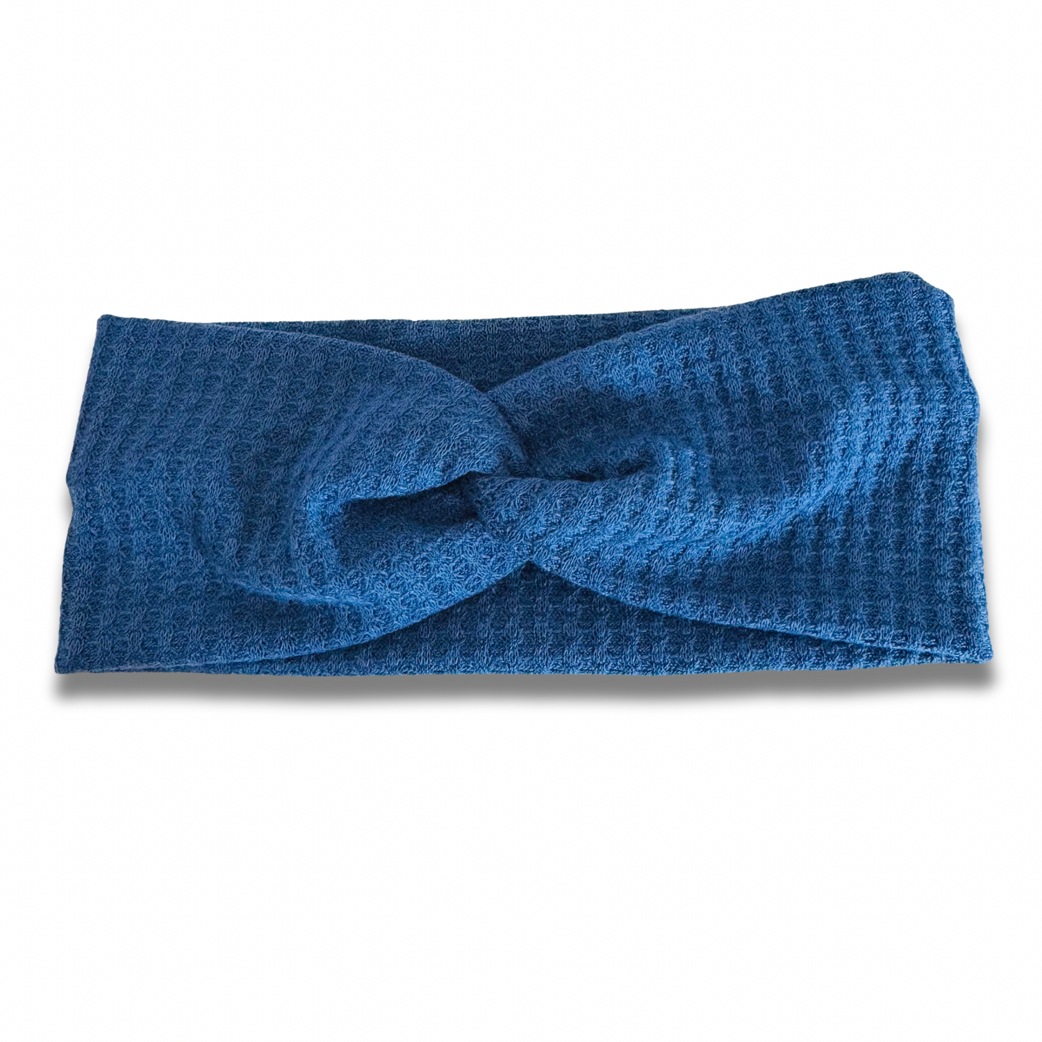 Denim Blue Waffle Knit Sweetheart (or removable tie option) Sewing Sweethearts Sweetheart