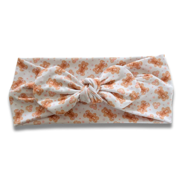 Gingerbread Mouse Sweetheart Headband (or removable tie option)  Sewing Sweethearts Sweetheart with removable tie  