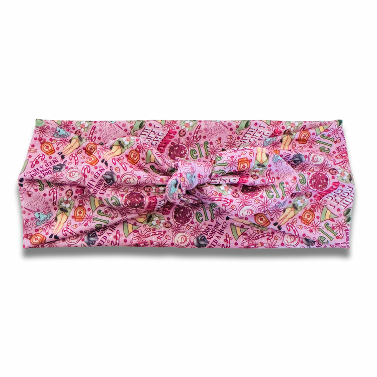 Syrup and Spaghetti Sweetheart Headband (or removable tie option)