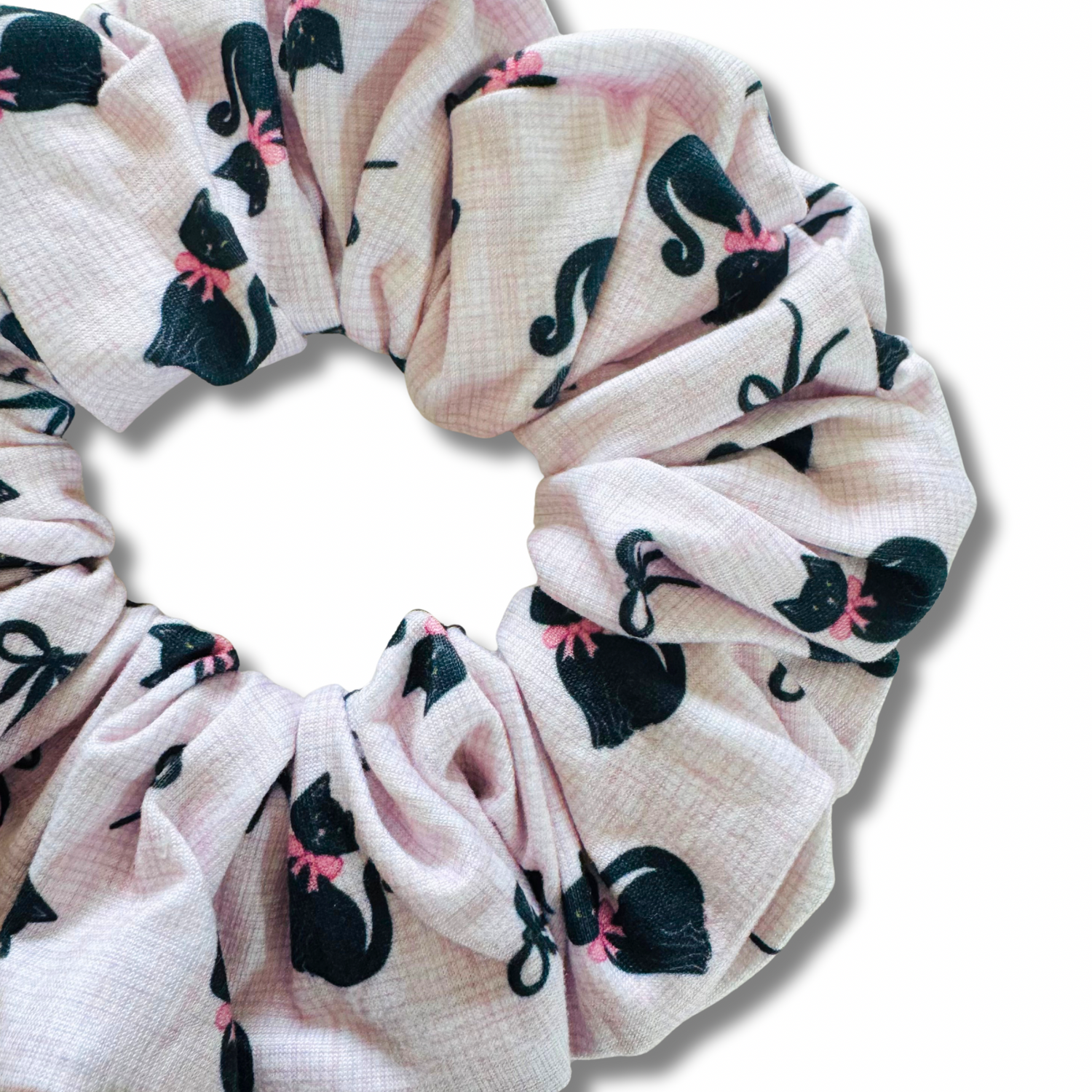 Black Cats Scrunchie Sewing Sweethearts