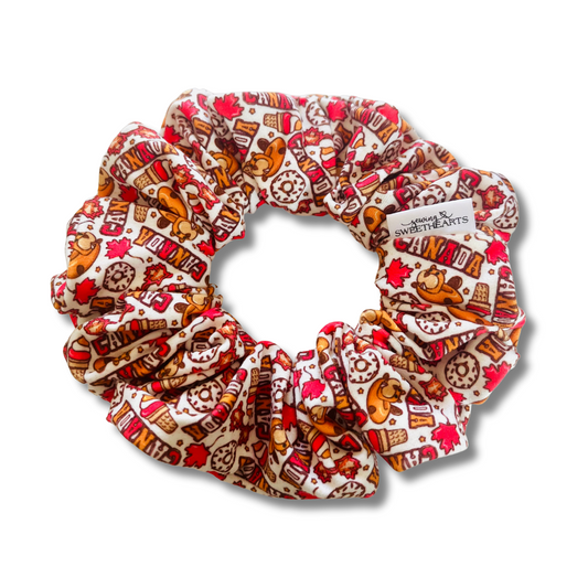 Canadian Eh? Scrunchie  Sewing Sweethearts   