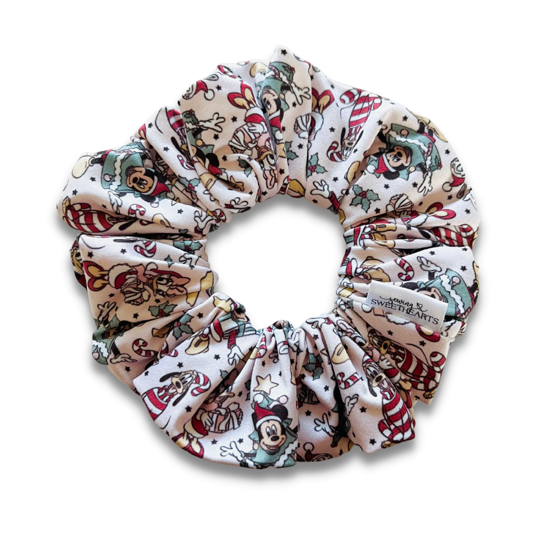 Holiday Clubhouse Scrunchie  Sewing Sweethearts   