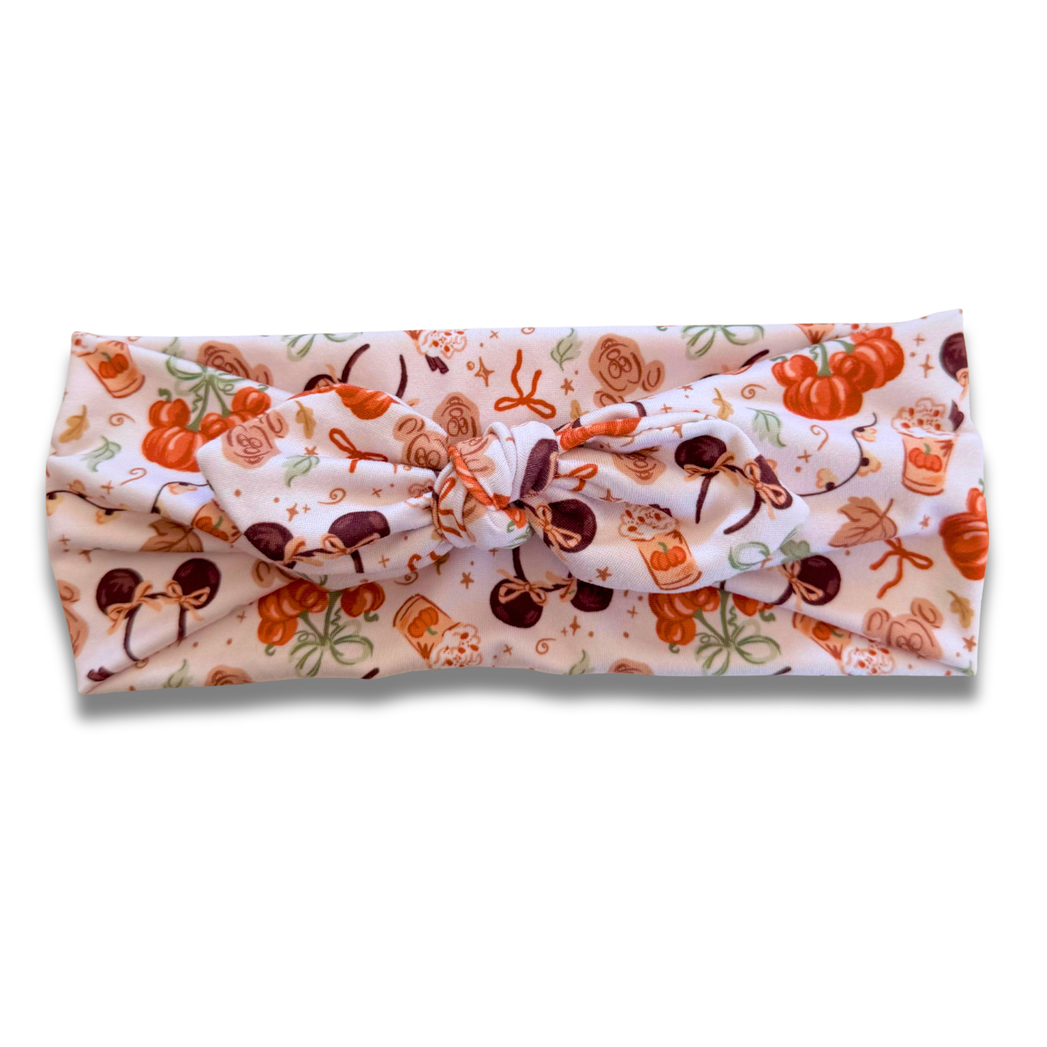 Fall Mouse Sweetheart Headband (or removable tie option) Sewing Sweethearts Sweetheart with Removable Tie