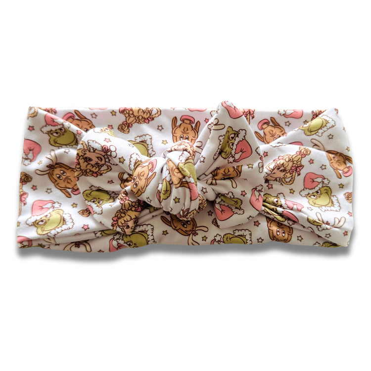 Grinchmas Sweetie Headband Sewing Sweethearts