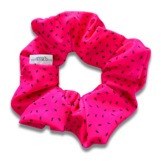 Watermelon Seeds Swim Scrunchie Sewing Sweethearts