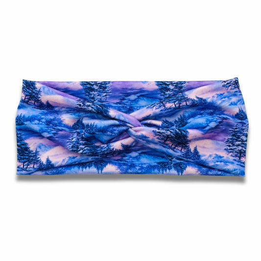 Winter Wonderland Sweetheart Headband (or removable tie option) Sewing Sweethearts Sweetheart