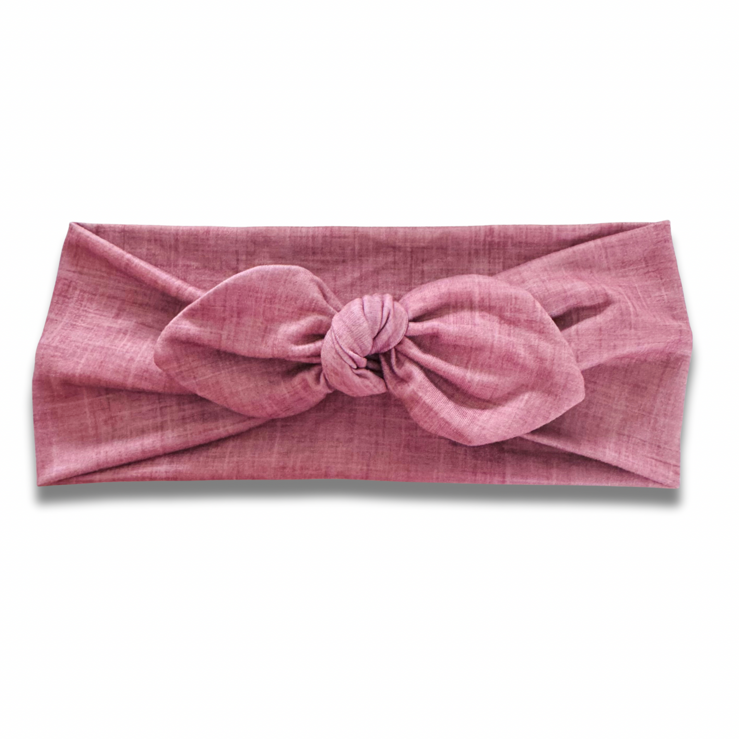 Pink Berry Linen Style Sweetheart Headband (or removable tie option) Sewing Sweethearts Sweetheart with Removable Tie